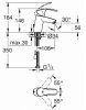 Смеситель Grohe Eurosmart 33188002 для раковины