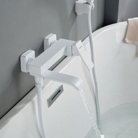 Смеситель для ванны Shevanik S4QF00MC2CGZ, Белый