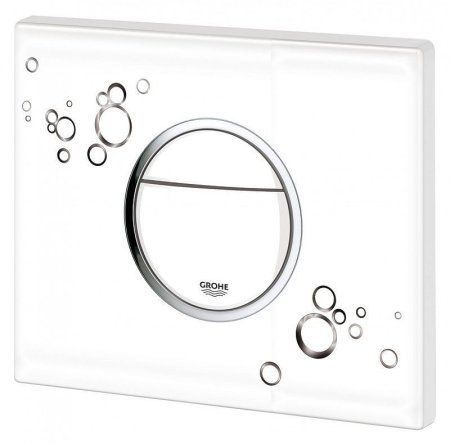 Кнопка смыва Grohe Nova Cosmopolitan 38847LI0 белая с черным