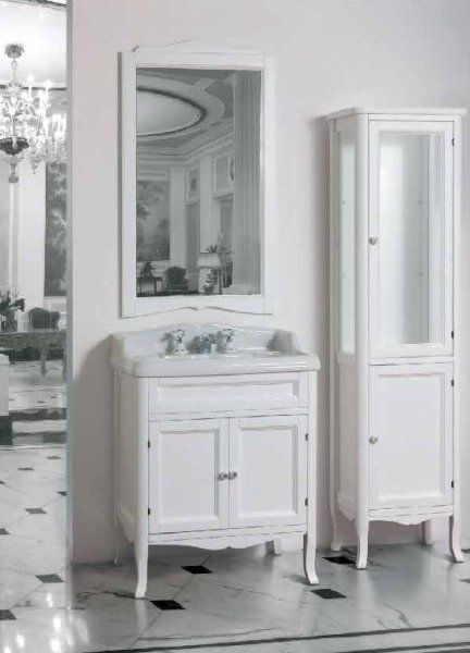 Шкаф-пенал Tiffany World Veronica 48 R белый матовый