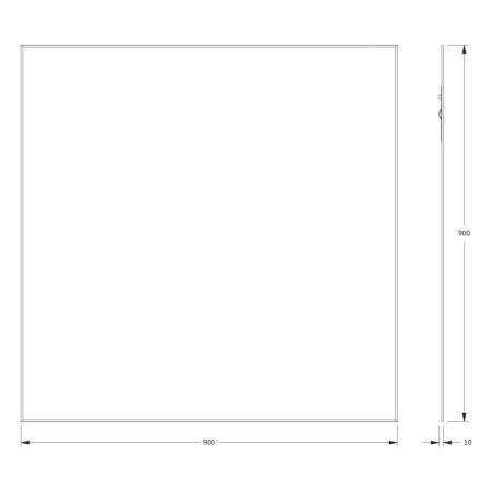 Зеркало Evoform Standard BY 0228 90x90