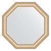 Зеркало Evoform Octagon BY 3979 56x56 золотые бусы на серебре