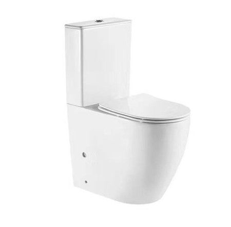 Унитаз напольный Ceramalux 1289A, белый глянец