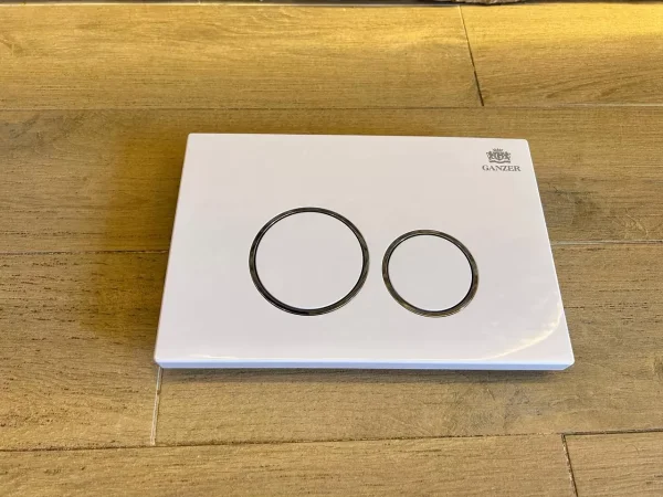 Кнопка смыва для инсталляции Ganzer GZ2751-F механическая белый