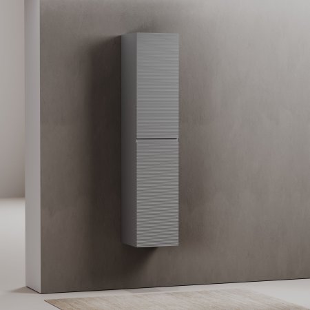 Шкаф-пенал подвесной SANCOS Folk, 350х350х1650 мм, цвет Ergraut soft,  PFL35ES