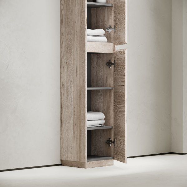 Шкаф-пенал SANCOS Libra Floor напольный дуб галифакс натуральный, 350х300х1870 мм,   PLB35FEG