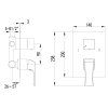 Смеситель для ванны с душем Lemark Unit (LM4527C)