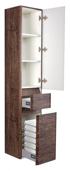 Колонна универсальная "Атлантика 35" с корзиной, Люкс старое дерево, PLUS Style Line ЛС-00000615