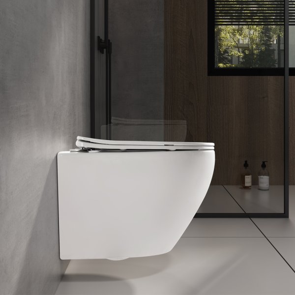 Унитаз подвесной WesnaArt NOVA TORNADO 214-NOV03, белый