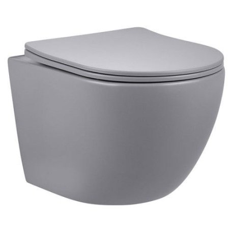 Унитаз Vincea Globo VT1-14SMG (подвесной) серый матовый