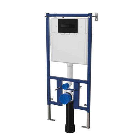 Инсталляция для подвесного унитаза Vincea VIS-450 белый/синий