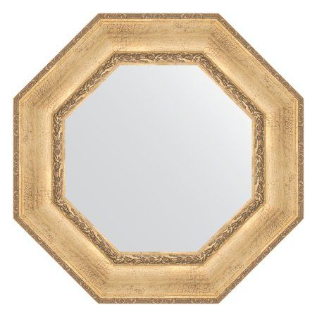 Зеркало Evoform Octagon BY 7390 67x67 состаренное серебро с орнаментом