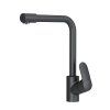 Смеситель для кухни с каналом для питьевой воды, AM.PM Like F8005722 L-излив, черный матовый
