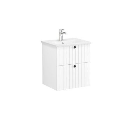 Тумба с раковиной VitrA Root Groove 69415 60 белый матовый