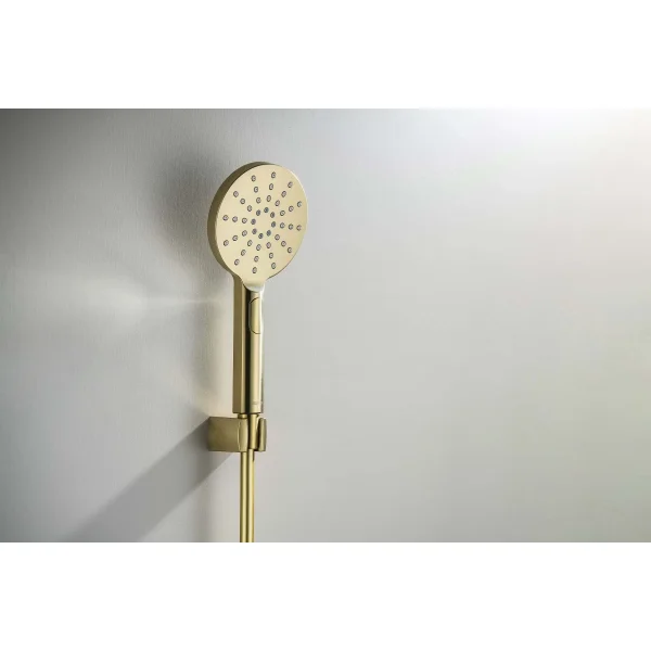 Душевой гарнитур Aquatek Оберон AQ2033BG 3 режима, золотой матовый