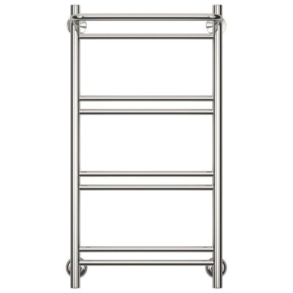 Полотенцесушитель водяной Стилье Версия-Н1 80х40 с полкой, хром