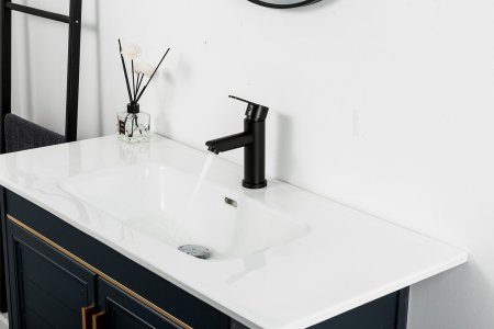 Смеситель для раковины Frap F10801-6, однорычажный, черный