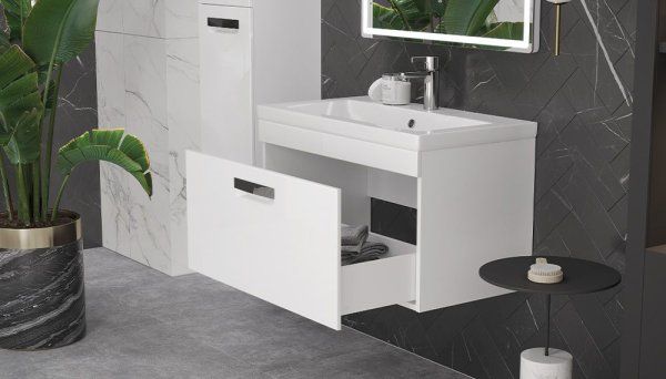 Тумба подвесная Velvex Estea 80.1Y, белый матовый (tp.EST.MOD.80.1Y)