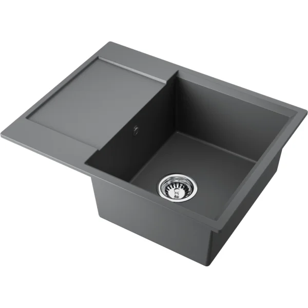 Кухонная мойка Omoikiri Tetogranit Daisen 65T-PL 4993517 65x51 см, платина