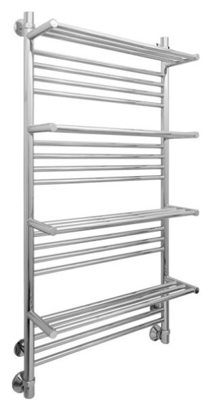 Полотенцесушитель водяной Сунержа Богема +4 полки 1200x600 L хром с доп. перемычкой