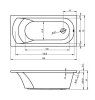 Ванна акриловая Riho Miami B058001005 150x70