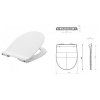 Комплект Roca Victoria Pack 893105010 унитаз подвесной + инсталляция + сиденье