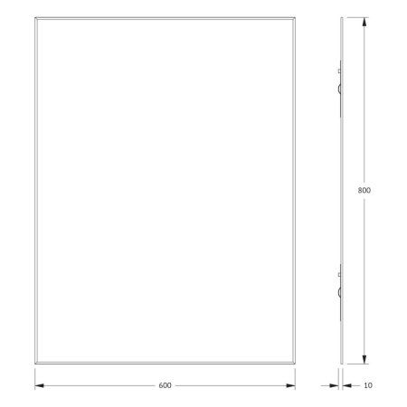Зеркало Evoform Standard BY 0219 60x80