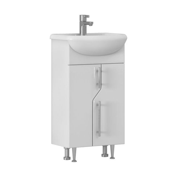 Тумба под раковину VIGO Turin 450-2-0 (Уют) поставляется в разобранном виде (223)