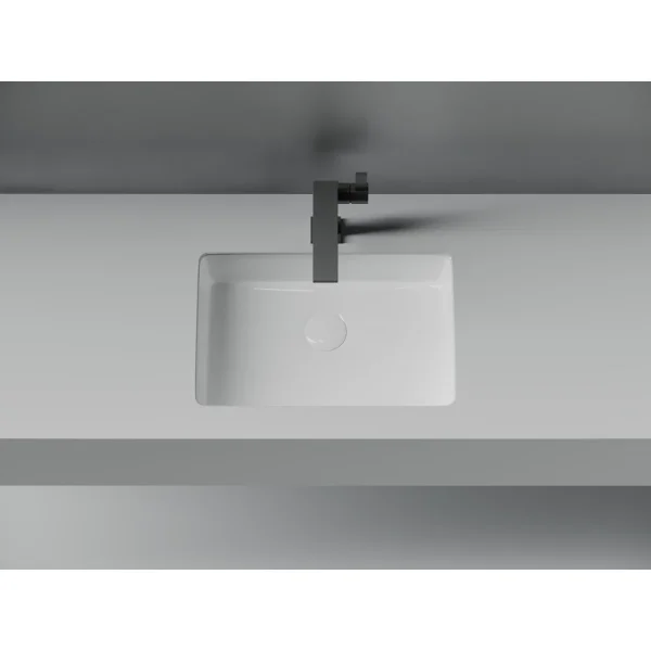 Раковина Ceramicanova Era CN15003 46x32 см, встраиваемая снизу, белый