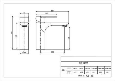 Смеситель Orans OLS-K1035W