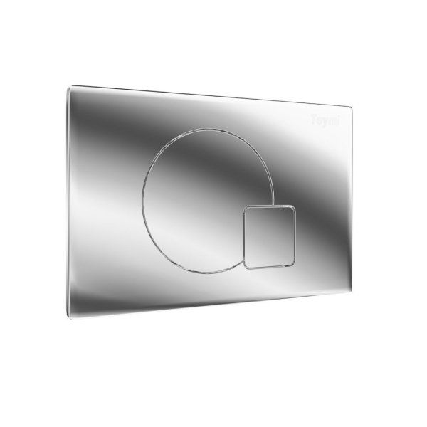 Клавиша смыва Teymi Ellie, двойной смыв, хром глянец T70022CH