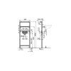 Система инсталляции для раковины AlcaPlast A104/1000