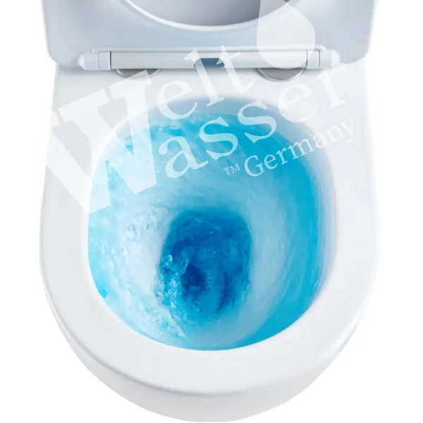 Унитаз подвесной WeltWasser Salzbach 043 GL-WT 10000010281 безободковый, торнадо, с сиденьем микролифт, белый