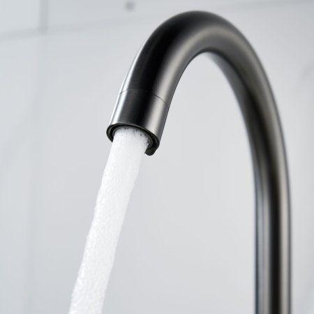 Смеситель для кухни Shevanik S5MY05GH3THC, Оружейная сталь