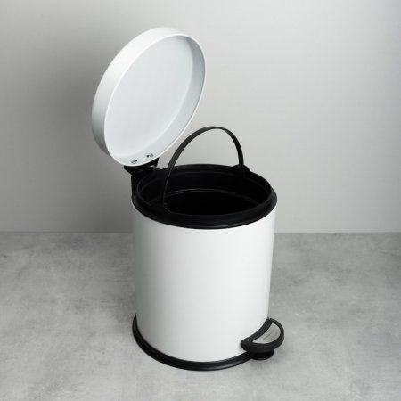 Ведро с крышкой Fixsen HoReCa (5 л) белый (FX-34024W)