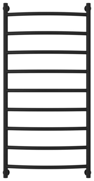Полотенцесушитель водяной Сунержа Галант+ 31-0200-1260 1200x600 черный матовый