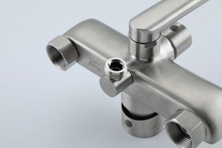 Смеситель для ванны Frap F22806, однорычажный, сатин