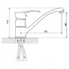 Смеситель Wisent W45215-1 хром