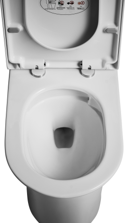 Унитаз напольный AB1802H / крышка AB1118-A