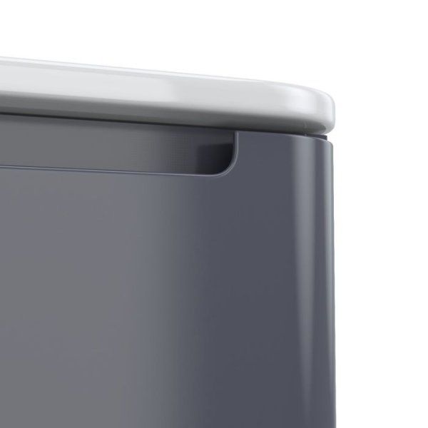 Тумба с умывальником, подвесная, 80 см, темно-серый, Edifice, IDDIS подходит умыв. 0108000i28 (EDXNI8VD0DXF0iUG95RPK)