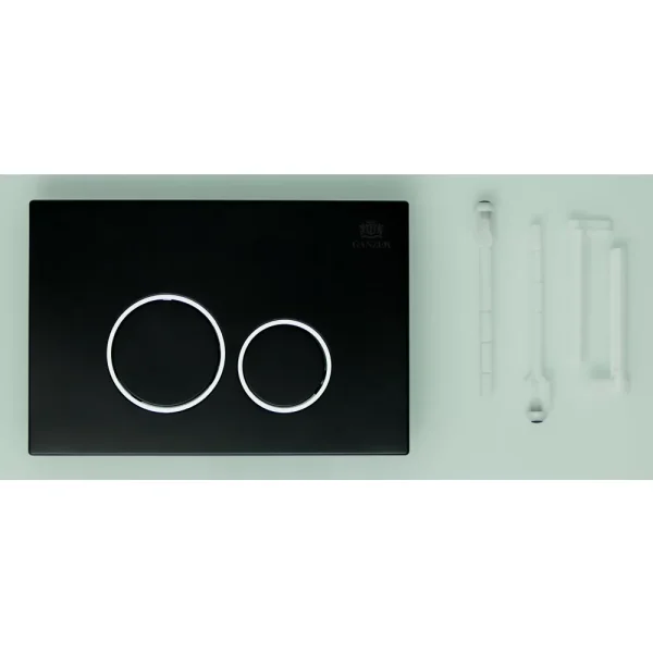 Кнопка смыва для инсталляции Ganzer GZ2751-C механическая цвет черный