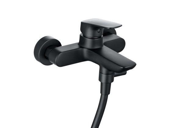 Смеситель для ванны AQUATEK, матовый черный AQ1040MB ВЕГА , черный матовый