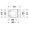 Крышка-сиденье Duravit SensoWash Starck f Plus 612000012000320 с микролифтом