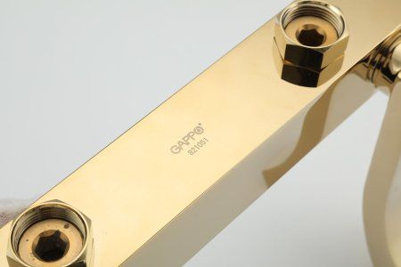 Смеситель для ванны Gappo G3207-3, однорычажный, золото
