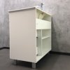 Тумба-умывальник COMFORTY "Модена М-90" белая матовая  с раковиной Quadro 90