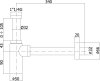 Сифон Paffoni ZACC240CR для раковины, хром