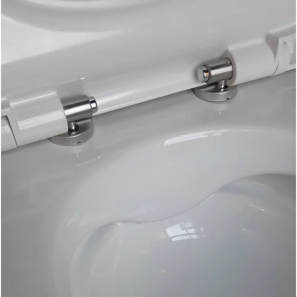 Унитаз подвесной Aquatek Поларис AQ0700-01 безободковый, с сиденьем микролифт, белый