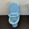 Моноблок детский COMFORTY 2311B (голубой), 2-реж. арматура, горизонтальный выпуск, сиденье полипропилен с микролифтом