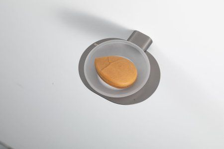 Мыльница стеклянная Gappo G3QQ09GH02TM-9PG оружейная сталь