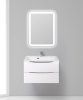Тумба с раковиной BelBagno Marino MARINO-800-2C-SO-BO-P +BB800/450-LV-MR-PR 80 bianco opaco
